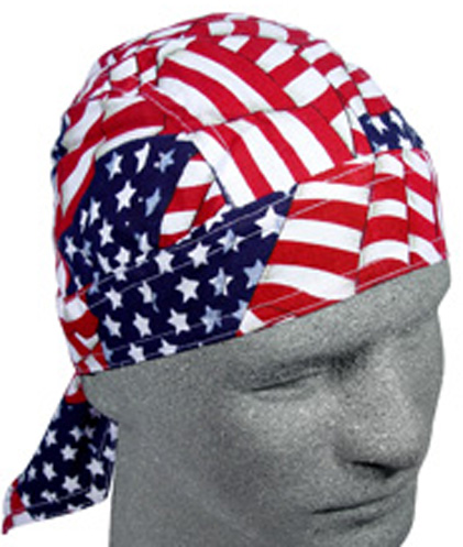 Wavy American Flag, Standard Headwrap